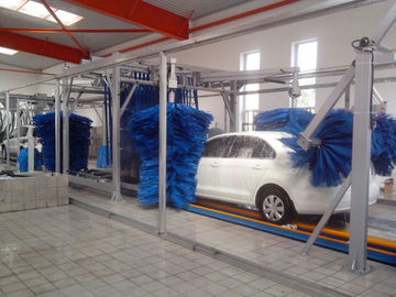 China Tunnel Car Wash Systems With Three Color Wax Spraying , Innovation Mode supplier